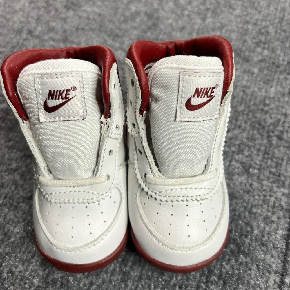 NEW Baby Jordan 1 High 85 Size 3C Toddler Sneakers White Team Red DV3655-161